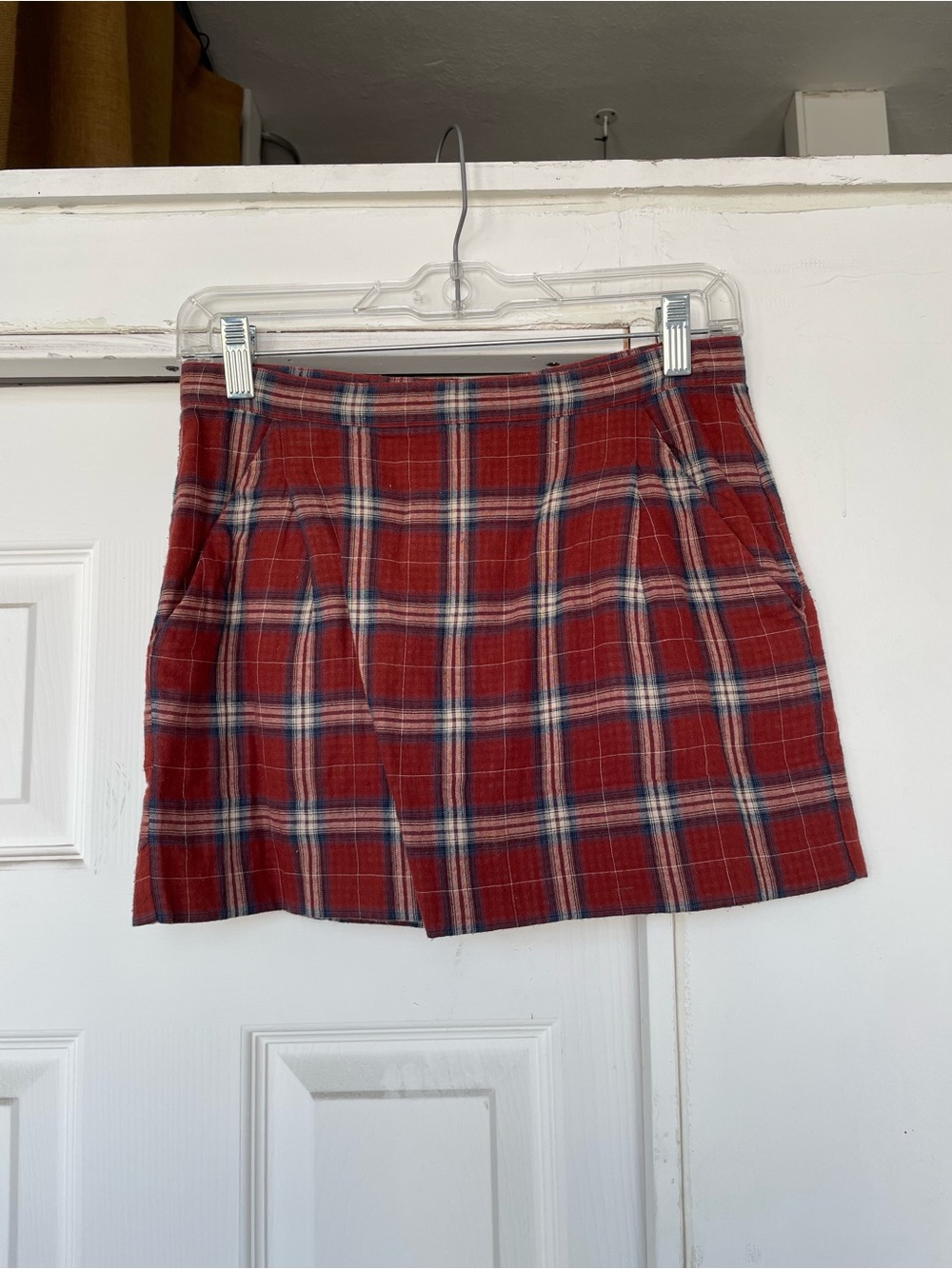 Juicy Couture vintage y2k Red Plaid Mini Skirt sz 0